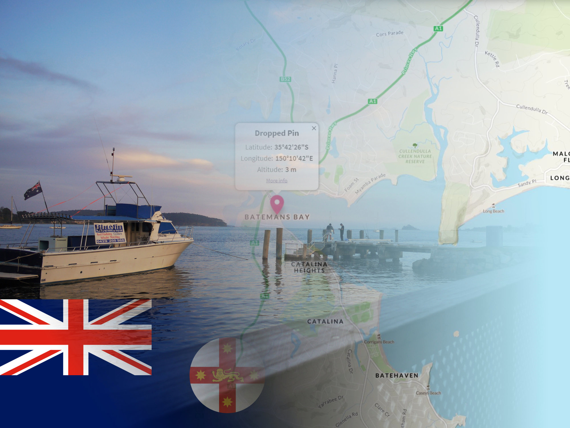 OS Maps Australia Batemans Bay